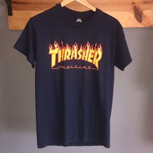 brand new navy Thrasher Shirt!!